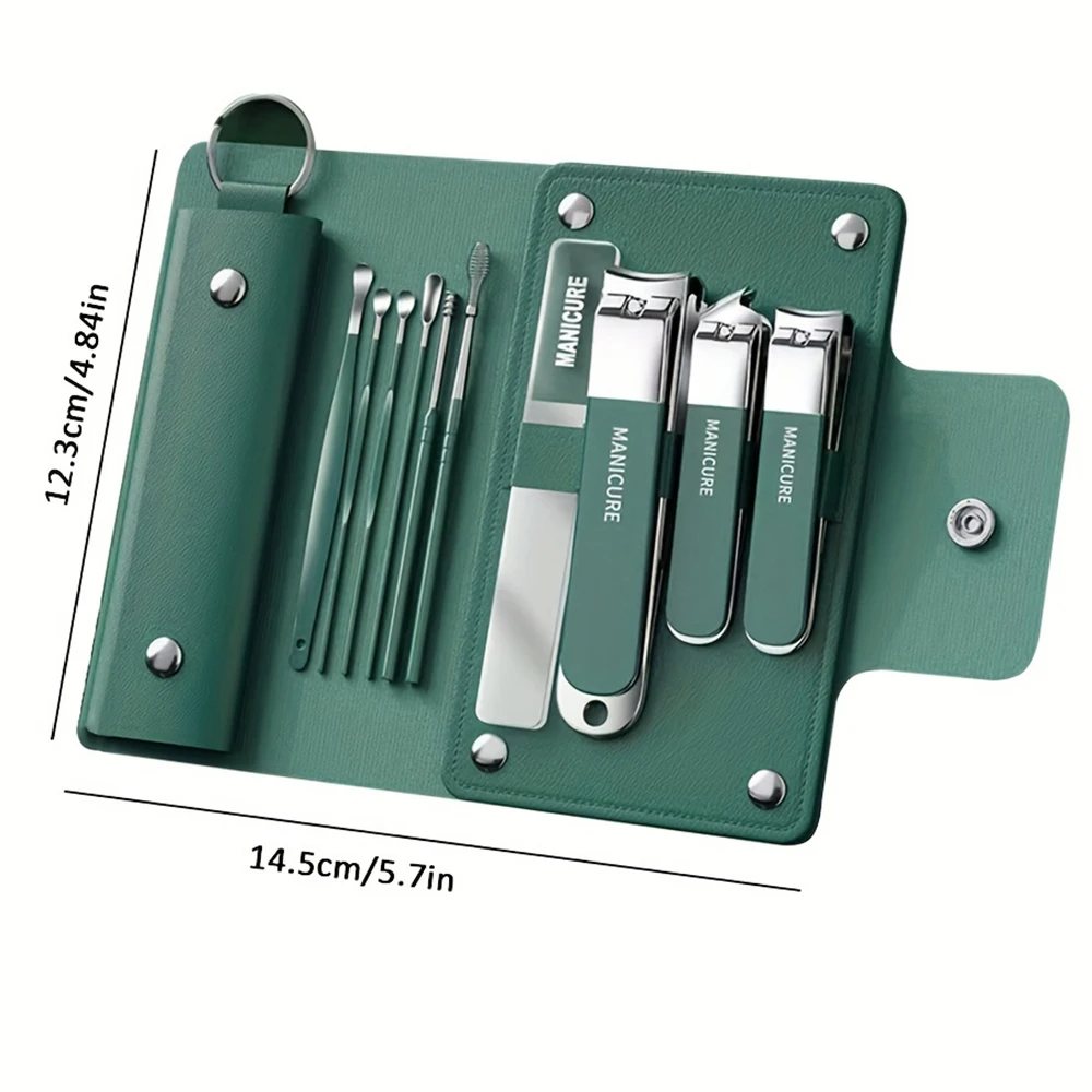 6/10 조각 휴대용 가정용 손톱 가위 세트 가정용 고급 남성과 여성 특수 손톱깎이 매니큐어 미용 도구