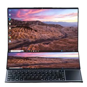 카바이타 인텔 코어 i7 9750H 듀얼 스크린 16인치 (14인치 터치스크린) 게이밍 노트북 윈도우 11 프로