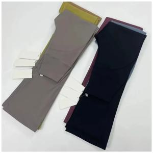 레몬 그루브 여성 운동 플레어 바지 스포츠 요가 바지 슈퍼 스트레치 하이 라이즈 플레어 바지 레깅스 체육관 러닝 스포츠웨어