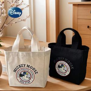 캔버스 미키 여성용 핸드백 대용량 엄마 가방 여성용 경량 캐주얼 숄더 백 쇼핑백