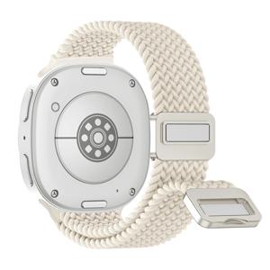 삼성 갤럭시 워치 8 스트랩 44mm 40mm 나일론 팔찌 코레아 펄세이라 벨트 갤럭시 워치 8 클래식 46mm 마그네틱 브레이드 밴드