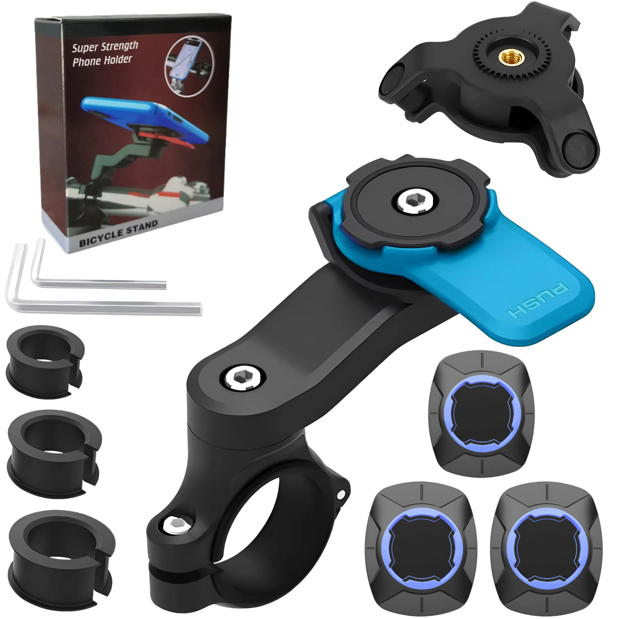 오토바이 핸드폰 거치대 자전거 핸드폰 홀더 방진 자전거 핸드폰 홀더 진동 완화 자전거 액세서리