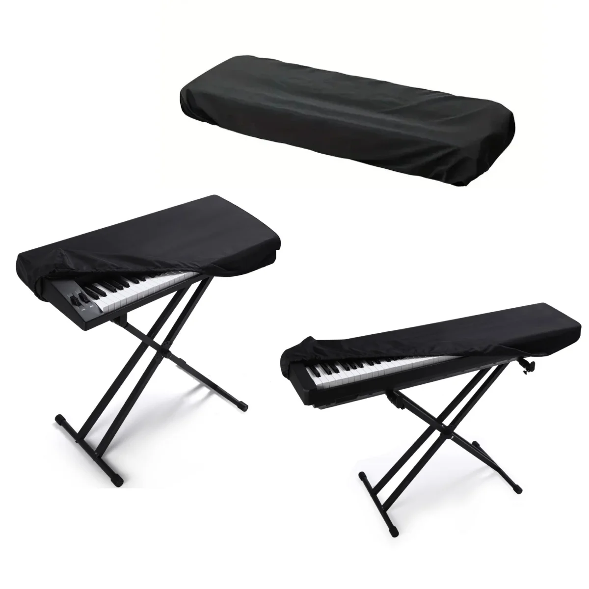 61/88 키 피아노 키보드 먼지 커버 - 디지털/전기/전자 피아노용 조절 가능한 통기성 소재, 방수 및 먼지 방지
