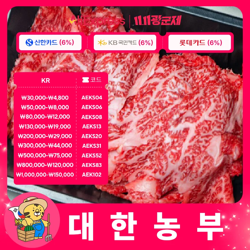 대한농부 1++ 한우 불고기200g