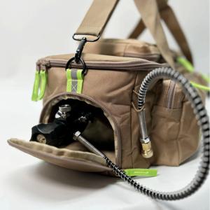 ACECARE 6.8L/9L/12L 실린더 백 탄소 섬유 탱크 보호 케이스 백팩 스쿠버 다이빙 탱크 밸브 가방 카키색