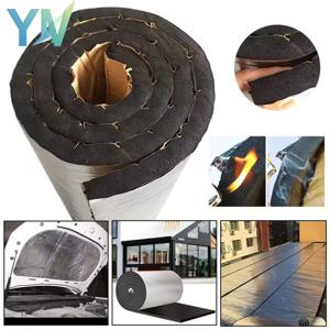 자기 접착 고밀도 방화 단열 폼 방음 고무 패드 열 음향 차단재 지붕 벽 홈 스튜디오용