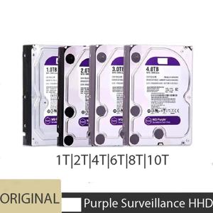 하드 디스크 내장형 1-10TB VV D 퍼플 3.5인치 64M 캐시 SATA III 6 Gb/s 1TB 2TB 4T 6T HDD 하드디스크 CCTV DVR NVR