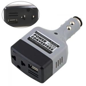 휴대용 12V 자동차 전원 인버터 변환기 DC 12V/24V AC 220V USB 자동차 전원 인버터 변환기 충전기 어댑터 200W Inversor