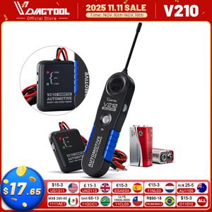 VDIAGTOOL V210 자동차 회로 테스터 차량 전기 테스터 오픈 및 쇼트 탐지기 와이어 브레이커 탐지기 결함 탐지기 케이블 추적기