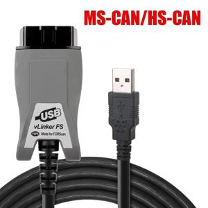 포드 FORScan Mazda VLinker FS USB FS ELM327 ELM 327 obd 2 obdii hs/ms-can 인터페이스 도구 용 obd2 자동차 진단 스캐너