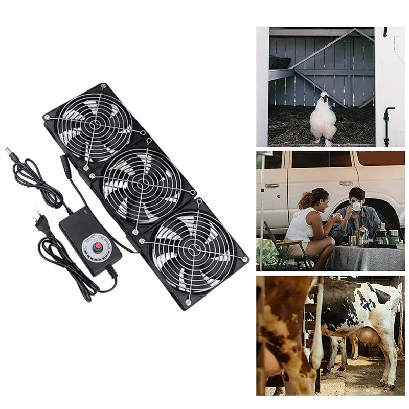 USB 전원 PC 라우터 팬, 속도 컨트롤러 포함, 높은 기류 냉각 선풍기, 라우터 모뎀 리시버, 120mm, 3V-12V