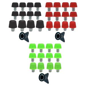 축구화 스파이크 렌치 나사 포함, 미끄럼 방지 휴대용 견고한 그라운드 교체 스터드, 실내 야외 스포츠용, 12 개