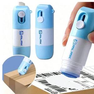 박스 커터 및 개인 정보 보호 롤러 스탬프 컴팩트 패키지 오프너 라벨 컨실러 및 보안 도구, 홈 오피스 및 우편물 필요