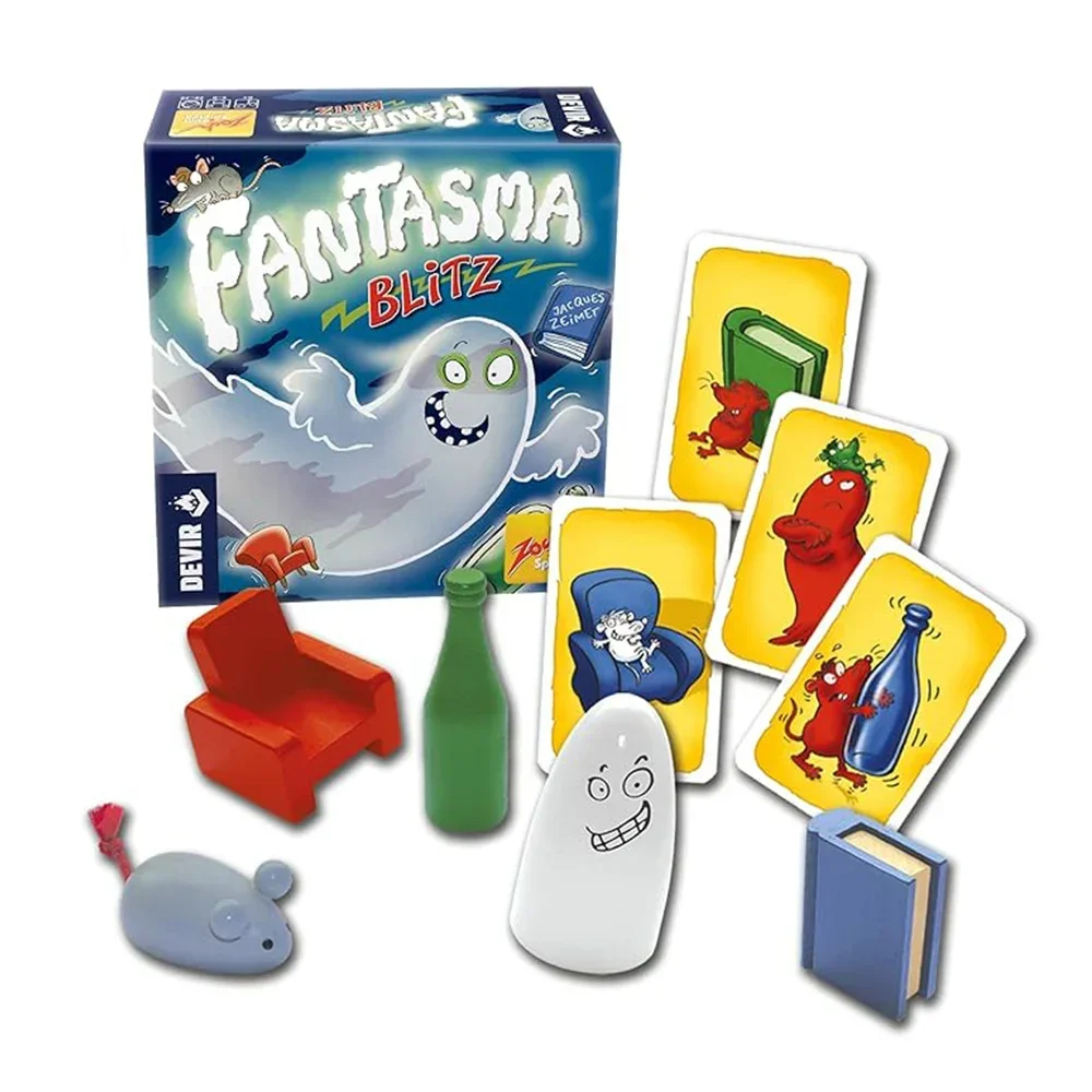 세트 Geistes Blitz 1 2 3 4 Ghost Blitz Geistesblitz 5 Vor 12 Spooky Doo 보드 게임 매우 인기있는 가족 파티 실내 게임 New