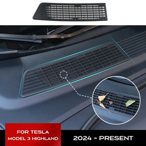 2024 Tesla New Model 3 하이랜드 에어 플로우 벤트 커버 트림 안티 블로킹 예방 흡기 커버 액세서리