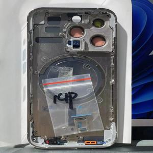 뒷면 유리, 버튼 및 SIM 트레이, 메쉬 및 자석이 포함된 전체 판매 14 프로 프레임