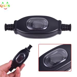 방수 인라인 코드 스위치, 라운드 와이어 실버 접점, 더블 컷 스위치, 먼지 스위치, 3A, 250V, 1 개