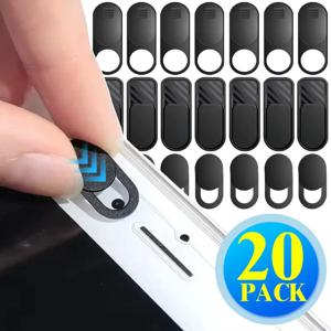 20-1PCS 웹캠 커버 모바일 컴퓨터 Lenes 카메라 커버 iPhone 용 삼성 Anti-Peeping Protector 셔터 슬라이더 개인 정보 보호 스티커