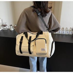 펀린 대용량 다기능 스포츠 피트니스 가방 독립 신발 수납칸 간단한 여행 가방 숄더백 핸드백