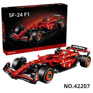 Hot DealsTechnical SF F1 시리즈 RaceCar 42207 Supercar 조립 퍼즐 크리 에이 티브 모델 성인 자동차 키트 어린이 생일 선물