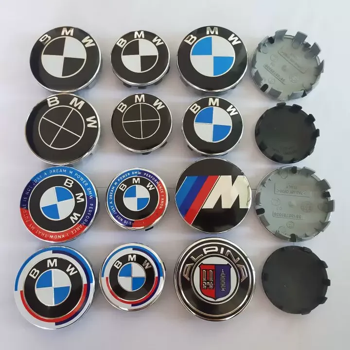 56mm 68mm 4개 자동차 휠 허브 센터 커버 보호 커버 개조 액세서리 BMW E60 G20 E46 E90 G30 F10에 적합