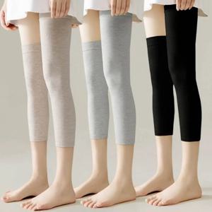 얇고 긴 튜브형 무릎 보호 양말 스포츠용 따뜻한 에어컨 룸 남녀 가을 가벼운 무릎 보호 커버