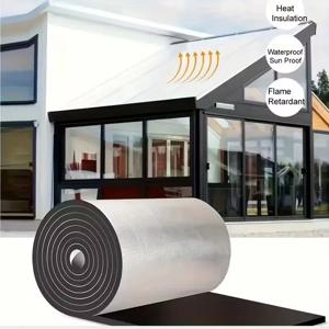 방음 단열 폼 자체 접착 고밀도 방화 패드 침실 벽 천장 스튜디오 소음 감소 매트