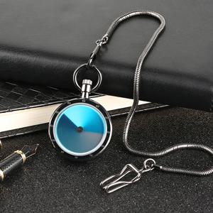 뱀 Fob 체인 펜던트 턴테이블 디자인 회중 시계 남여와 여러 가지 빛깔의 빈티지 크리 에이 티브 석영 주머니 시계