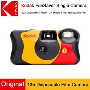 클래식 오리지널 Kodak FunSaver/Daylight 일회용 카메라(플래시 포함) 일회용 포인트 앤 포인트 필름 카메라 27매 39매