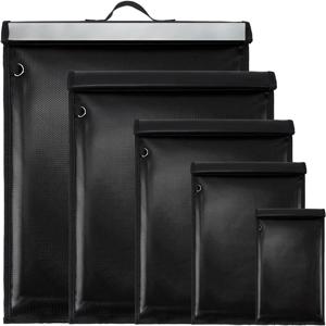 패러데이 케이지 패러데이 열쇠 고리 보호대, 추적 방지 자동차 키 신호 차단기, 내화 방수 패러데이 파우치 RFID 가방, 5 팩