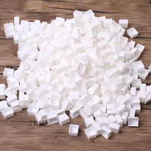 25/50/100pcs 2ml 흰색/투명 색상 빈 플라스틱 하프 팬 수채화 물감 그리드 팬 수채화 아크릴 오일 페인트