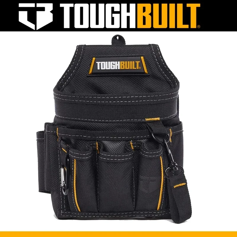 TOUGHBUILT TB-229 전기 기술자 파우치, 내마모성 휴대용, 부드러운 패딩 허리 벨트, 어깨 스트랩 툴백