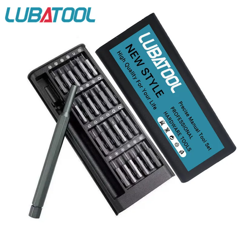 25 in 1 정밀 드라이버 세트 필립스 Torx 자기 스크류 드라이버 비트 IPhone Watch 카메라 용 전문 수리 도구 키트