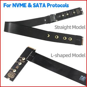 SSD 그래픽 카드용 M.2 NVME 연장 케이블 솔리드 드라이브 라이저 카드용 M.2 SSD PCI-Express 4.0X4 M 키 확장 어댑터 케이블