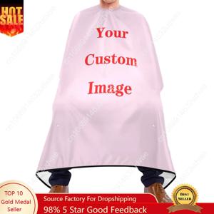 정전기 방지 미용사 앞치마 헤어 컷 케이프 미용 가운 맞춤 로고 케이프 헤어 살롱 이발사 염색 헤어 앞치마 살롱 천