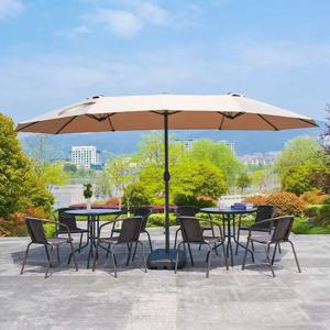 455x265cm Sun Parasol Beach Umbrella 파라솔 대형 안뜰 접이식 초대형파라솔 발코니 양산 야외파라솔 캐노피 파티오 비치파라솔 대형 зонт пляжный