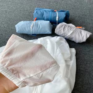 순수 오리지널 상품 매미 날개처럼 얇은 여름 레이저 천공 통기성 커플 후드형 자외선 차단 피부 보호 의류 남성용