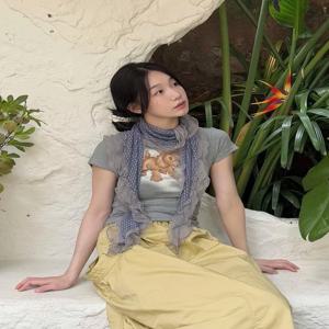 여성용 롱 그레이 블루 폴카 도트 레이스 엣지 실크 스카프 우든 이어 스타일 봄 가을 겨울 패셔너블 넥 워머 삼각형 스카프