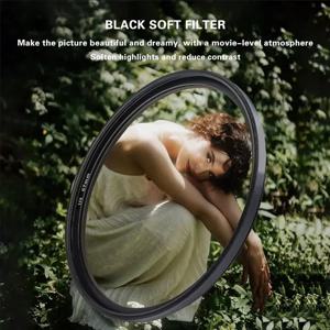 블랙 미스트 1/4 블랙 소프트 카메라 렌즈 필터 49mm 52mm 55mm 58mm 62mm 67mm 72mm 77mm 82mm 캐논 니콘 소니 카메라 렌즈용
