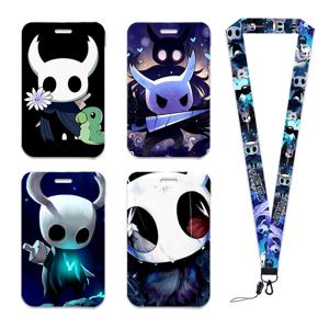 새로운 도착 증명서 홀더 게임 할로우 나이트 랜야드, 카드 배지, 헬스장 키체인, 키링 액세서리용 열쇠 목걸이 스트랩