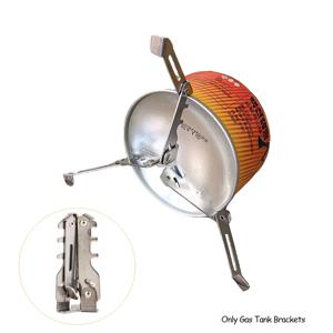 야외 가스통 홀더 캠핑 접이식 버너 홀더 스토브 도구 가스통 삼각대 야외 피크닉 도구