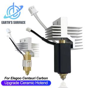Elegoo Centauri 카본 프린트 헤드 압출기 키트 핫엔드 스틸 황동 노즐 3D 프린터 부품용 0.4MM 세라믹 핫엔드 업그레이드