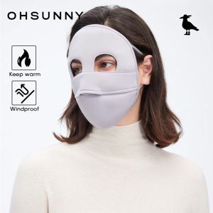 오써니 겨울용 따뜻한 풀페이스 커버, 보온 마스크 가벼운 두꺼운 마스크 피부 친화적인 안감, 야외 방진 방풍 UPF50+