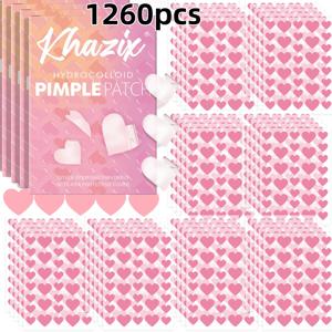다양한 색상의 별 여드름 패치, 얼굴 여드름 패치, 컨실러 여드름 패치, 여드름 패치 1260개, 초박형 및 b