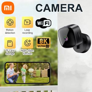 샤오미 8K HD 미니 카메라 무선 보안 와이파이 카메라 원격 모니터링 홈 스마트 감시 캠코더 보호