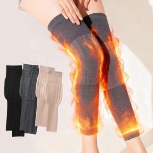 신상 캐시미어 울 무릎 보호대 여성 남성용 추위 방지 관절염 무릎 패드 겨울 야외 스포츠 다리 보호대 방한 다리 워머