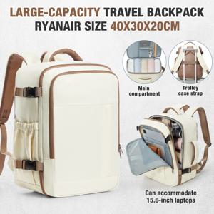 새로운 여행용 보딩 백팩 라이언에어 40x30x20, 위즈 에어 다기능 비즈니스 백팩 경량 기내 가방 15.6인치 노트북 가방