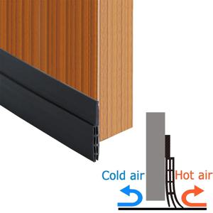 문짝 드래프트 스토퍼 웨더스트립, 유연한 실리콘 고무 씰링 스트립, 자체 접착 윈도우 갭 어쿠스틱 테이프, 5 색 아래 1m