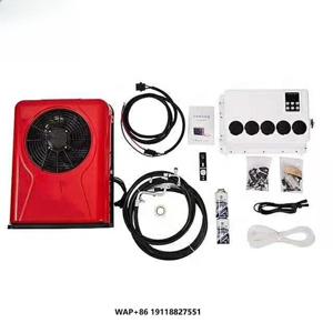 RV 차량 캠퍼 트럭 슬리퍼 24볼트 DC 분리형 에어컨 리모컨 포함