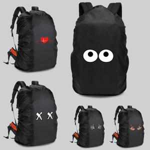 캠핑 하이킹 등산을위한 방수 휴대용 레인 커버 야외 방진 20-70L배낭 커버 가슴 인쇄 패턴